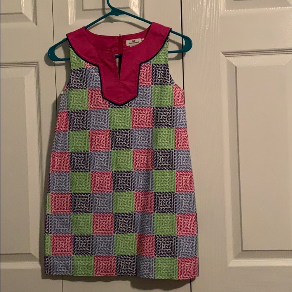 Vineyard Vines Girls Patchwork Dress